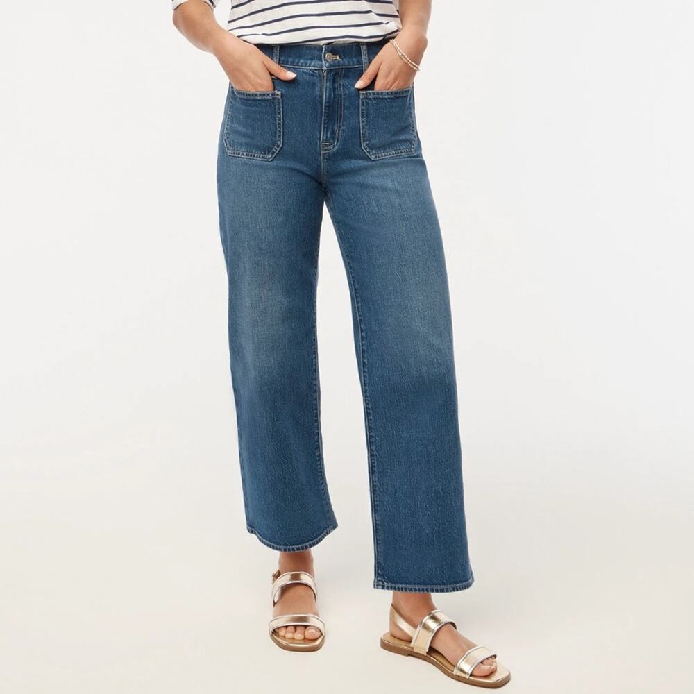 J. Crew Women's Blue Flare & Wide Leg Jeans